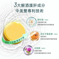 NatureU 醉友 解酒護肝片 水飛薊+厚朴酚+高分子薑黃素 10粒/瓶