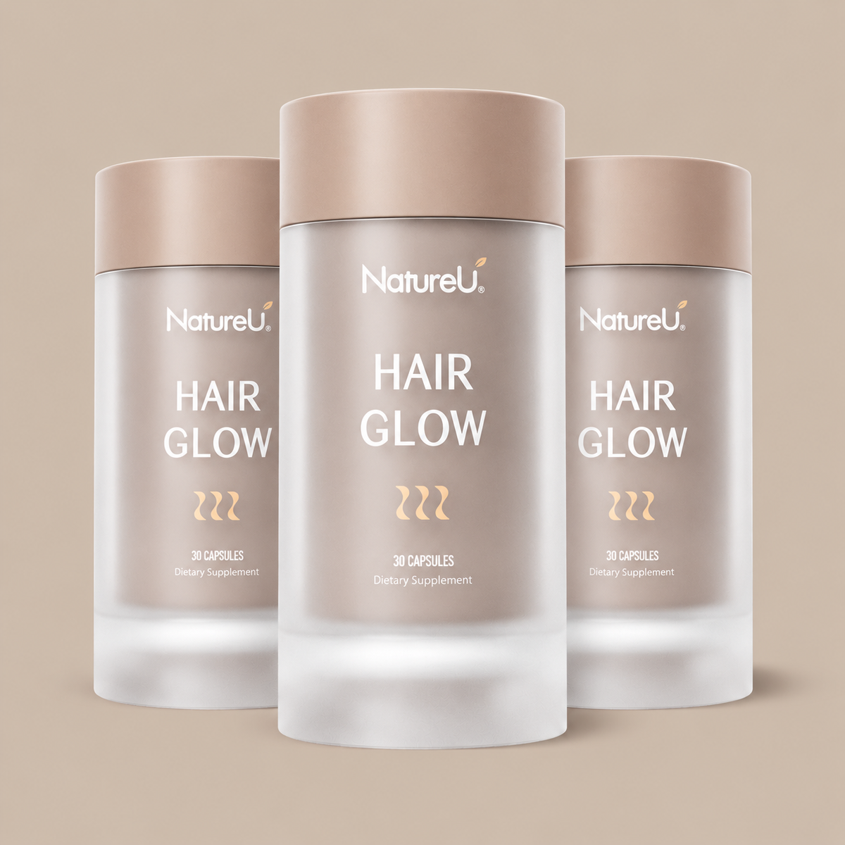 NatureU Hair Glow 防脫烏密囊 30粒/瓶（3瓶特惠装）