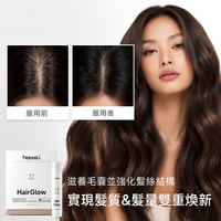 NatureU LushMaster™+鋸棕櫚+生物素+角蛋白肽等 防脫生髮飲 Hair Glow 15管/盒