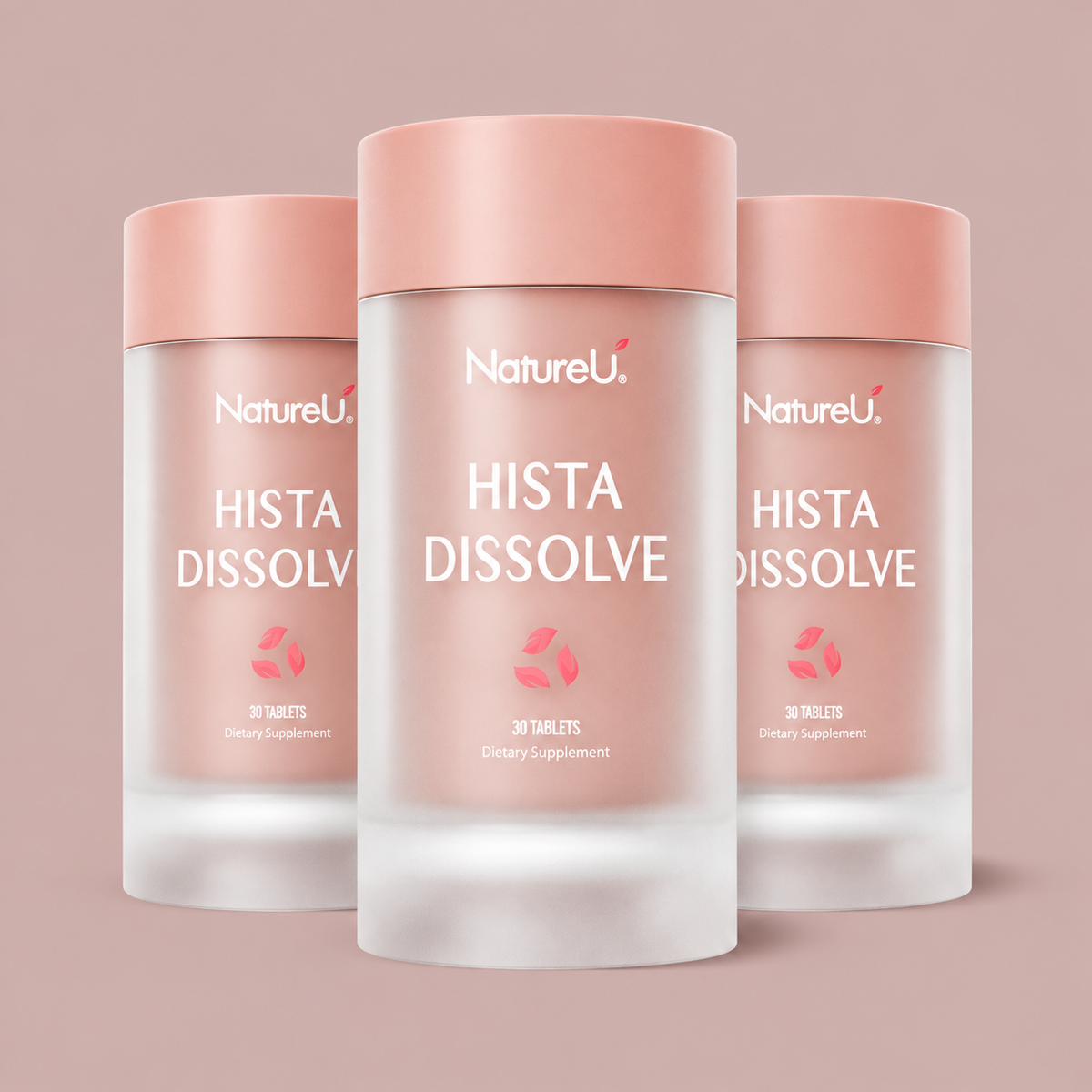 NatureU Hista Dissolve 抗組胺舒敏片 30粒/瓶（3瓶特惠裝）
