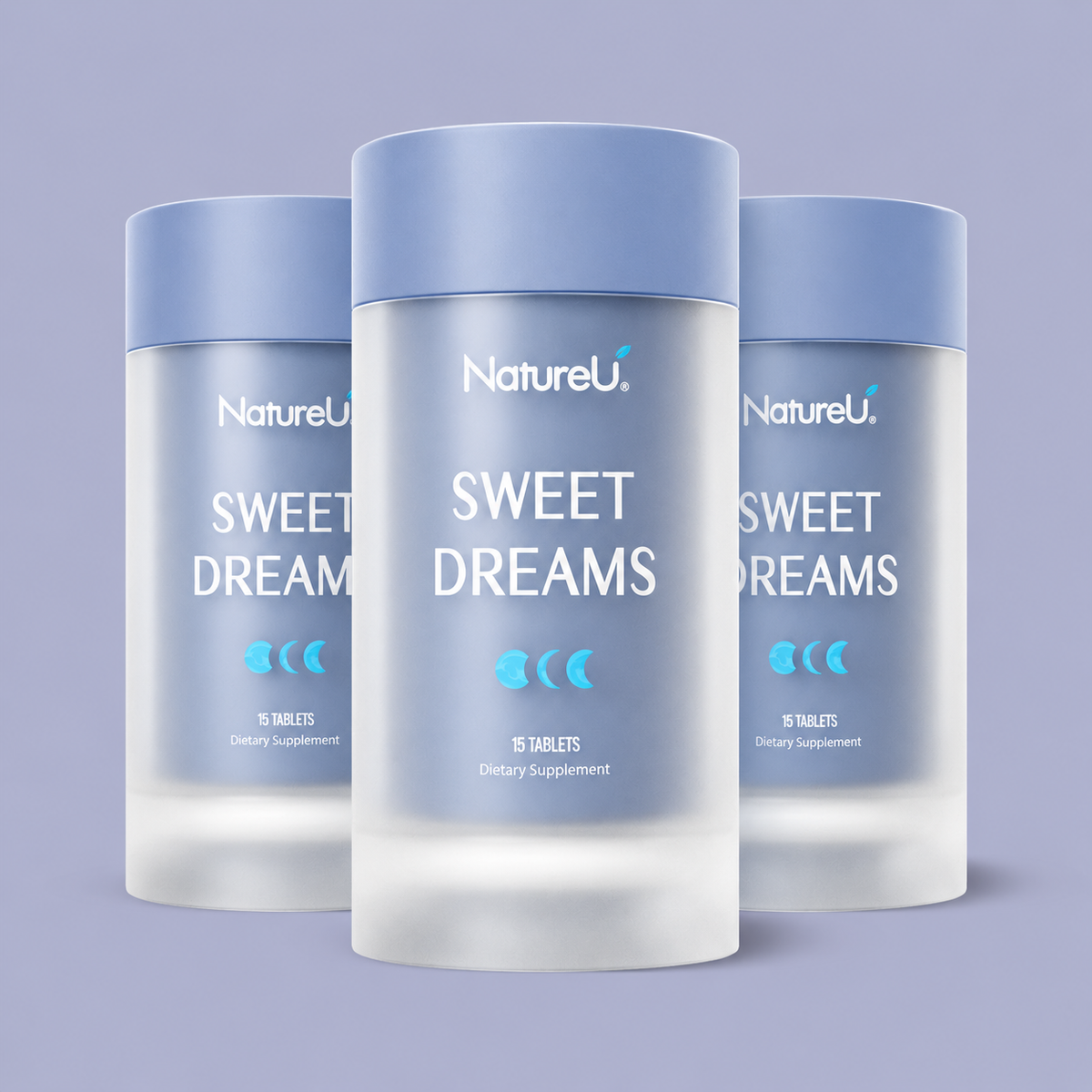 NatureU Sweet Dreams 深度睡眠片 15粒/瓶（3瓶特惠装）